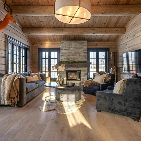 Holiday home Traditional Feel In Modern Log *