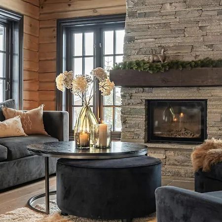 Modern Log With Hot Tub And Sauna Сasa de vacaciones