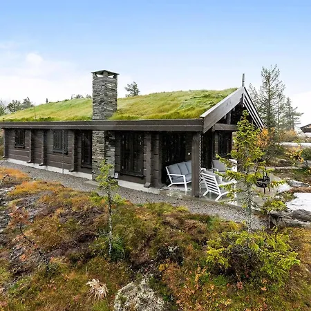 Modern Log With Hot Tub And Sauna Semesterbostad *