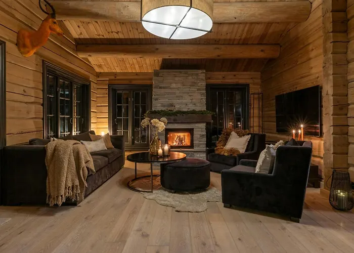 Ferienhaus Modern Log With Hot Tub And Sauna *